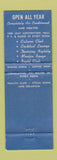 Matchbook Cover - Di Lido Hotel Miami Beach FL WORN