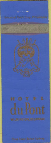 Matchbook Cover - Hotel Du Pont Wilmington DE
