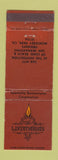 Matchbook Cover - Luminaria's Restaurant Monterey Bark CA San Bernardio