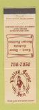 Matchbook Cover - Valley Forge Inn Encino CA