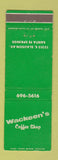 Matchbook Cover - Wackeen's Coffee Shp Santa Fe Springs CA