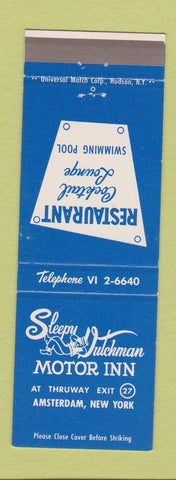 Matchbook Cover - Sleepy Dutchman Motor Inn Amsterdam NY