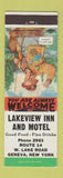 Matchbook Cover - Lakeview Inn Motel Geneva NY