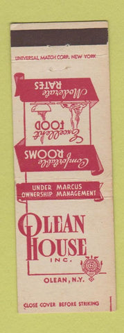 Matchbook Cover - Olean House NY