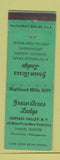Matchbook Cover - Green Acres Lodge Central Valley NY WEAR