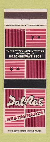 Matchbook Cover - Dal Rae Restaurants Pico Rivera CA