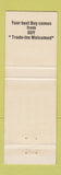 Matchbook Cover - Guy Williams RV Memphis TN