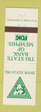 Matchbook Cover - Tri State Bank Memphis TN