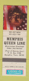 Matchbook Cover - Memphis Queen Line Riverboat Temphis TN WEAR