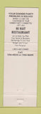 Matchbook Cover - Hi Hat Restaurant Portland OR