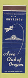 Matchbook Cover - Areo Club of Portland OR
