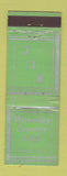 Matchbook Cover - Waverly Country Club Portland OR