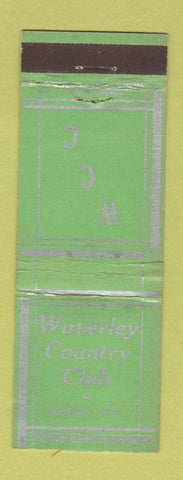 Matchbook Cover - Waverly Country Club Portland OR