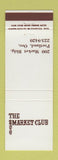 Matchbook Cover - Market Club Portland OR