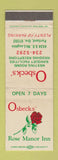 Matchbook Cover - Rose Manor Inn Portland OR WEAR