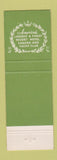 Matchbook Cover - Chez Bon Bon Fontainebleau Miami Beach FL