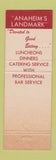 Matchbook Cover - Kettle Restaurant Anaheim CA