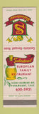 Matchbook Cover - Salvatore's Restaurant Paramount CA