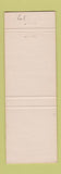Matchbook Cover - Fat Jack's Hamburgers Costa Mesa CA