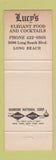 Matchbook Cover - Lucy's Restaurant Long Beach CA