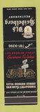 Matchbook Cover - Old Heidelberg Restaurant Van Nuys CA