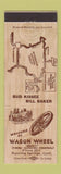 Matchbook Cover - Wagon Wheel Running Springs CA
