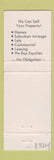 Matchbook Cover - John Guthrie Danna Barnett Real Estate Memphis TN