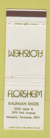 Matchbook Cover - Florsheim Shoes Kaufman Memphis TN