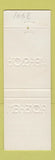 Matchbook Cover - Florsheim Shoes Kaufman Memphis TN