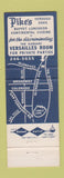 Matchbook Cover - Pike's Verdugo Oaks Glendale CA