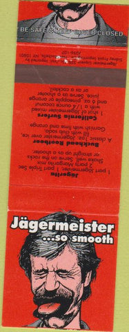 Matchbook Cover - Jagermeister Liquor alcohol