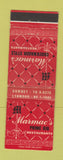 Matchbook Cover - Marmac's Prime Rib Restaurants Downey Lynwood CA WEAR