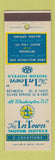 Matchbook Cover - In Town Motor Hotels Bethesda Silver Spring MD