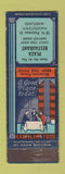 Matchbook Cover - Plaza Restaurant Hagerstown MD