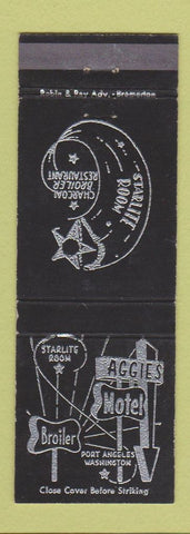 Matchbook Cover - Aggie's Motel Port Angeles WA