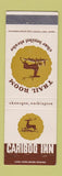 Matchbook Cover - Cariboo Inn Trail Room Okanogan WA