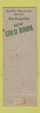Matchbook Cover - Hotel Monticello Longview WA low phone #