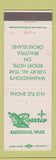 Matchbook Cover - Rosaris Eastsound WA Hotel