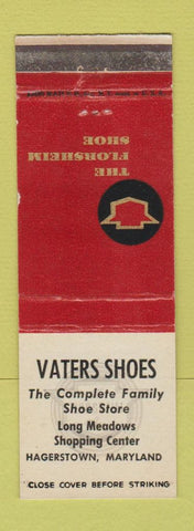 Matchbook Cover - Florsheim Shoes Vaters Hagerstown MD
