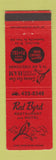 Matchbook Cover - Red Byrd Restaurant Motel Keedysville by Pass MD