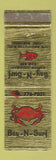 Matchbook Cover - Bay n Surf Seafood Restaurant Laurel MD WEAR