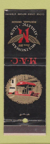 Matchbook Cover - Multnomah Athletic Club Portland OR