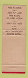 Matchbook Cover - Mallory Hotel Portland OR Driftwood Room