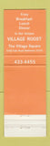Matchbook Cover - The Village Roost Baltimore MD