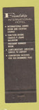 Matchbook Cover - Friendship International Hotel Baltimore MD