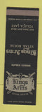 Matchbook Cover - Kings Arms Steak House Toluca Lake CA