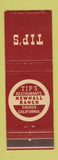 Matchbook Cover - Tip's Restaurant Newhall Ranch Saugus CA