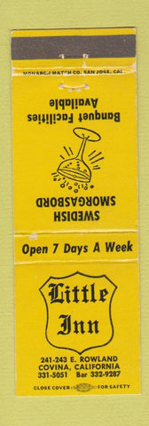 Matchbook Cover - Little Inn Swedish Smorgasbord Covina CA