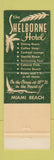 Matchbook Cover - Shelborne Hotel Miami Beach FL