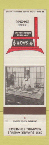 Matchbook Cover - Sachi Japanese Steak House Memphis TN
